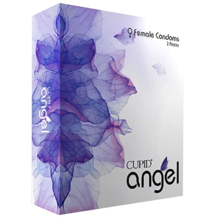 Cupid Angel Female Condom Lavender Purple